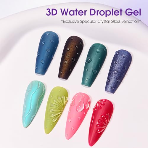 3D Water Drop Gel Nail Polish | Clear Sculpting Gel 15ml