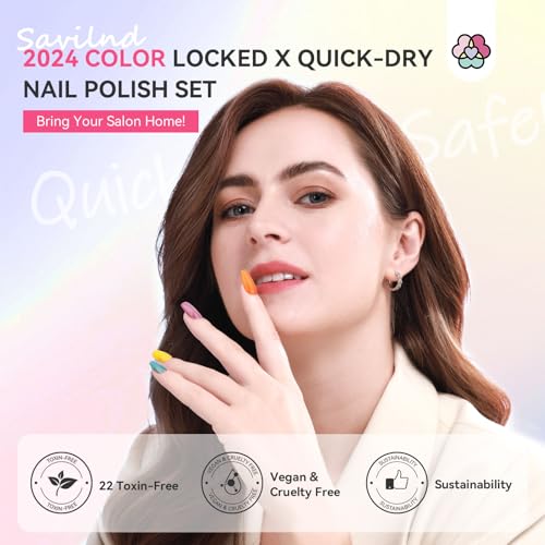 SAVILAND 42PCS Gel Nail Polish Kit: 32 Colors Fall Gel Polish Set Brown Black Glitter Soak Off U V Gel Polish with PH Bond Base Top Matte & Glossy Polish Coat Manicure Kit for Salon Women