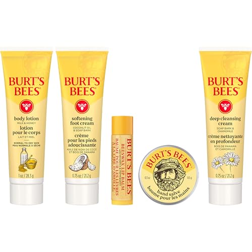 Burt's Bees Essential Kit - 5 Travel Size Skincare Gift Set