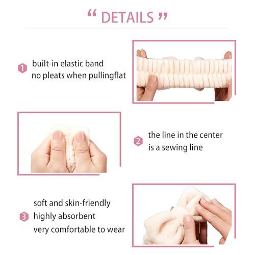 7-Piece Spa Set with Headbands, Wristbands & Hair Clip
