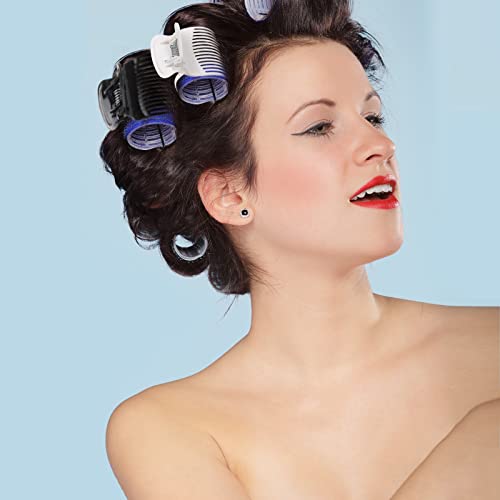 Hot Roller Clips - 24 Pack Hair Curler Replacement Claw Clips (Black)