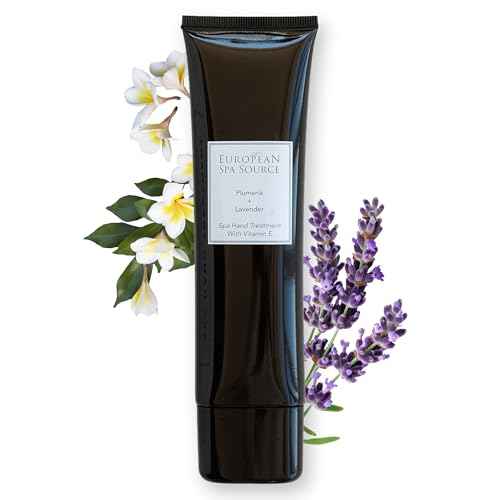 European Spa Source Spa Hand Treatment with Vitamin E, Plumeria and Lavender Luxury Hand Lotion, 3.4 fl oz.
