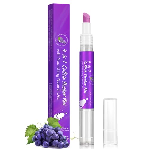 4-in-1 Cuticle Pusher & Oil Pen for Nail Care - Moisturize & Strengthen