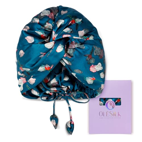Silk Bonnet for Sleeping – 22 Momme Mulberry Silk, Adjustable