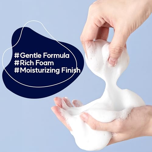 AFTERLAB Hydrating Foam Cleanser pH 5.5 with Azulene, Mild Acidic Facial Cleanser for Sensitive & Breakout-Prone Skin, Gentle Daily Face Wash for Men & Women, 5.07 fl oz