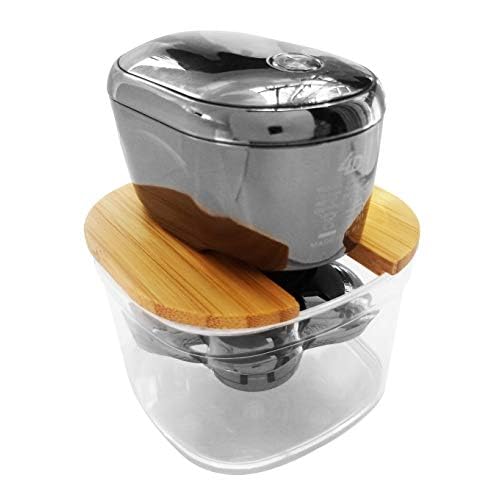 FitSand Bamboo Electric Head Shaver Rinse Stand Compatible with Remington XR7000 Balder Pro Rotary Shaver