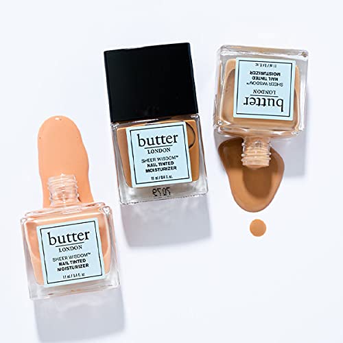 butter LONDON Sheer Wisdom Nail Tinted Moisturizer, Neutral 0.4 Ounce