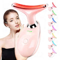 Face and Neck Massager with 7 LED Light Therapy Modes