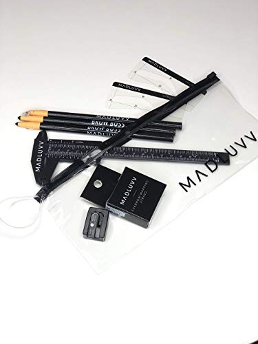 MADLUVV Brow Mapping Kit - Professional Eyebrow Stencils & Tools