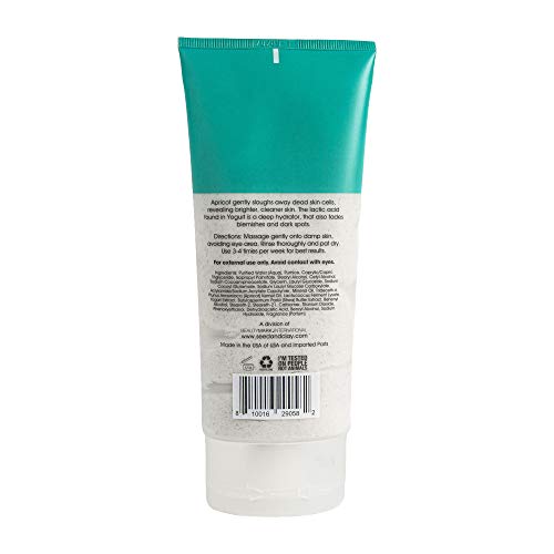 Exfoliating Face Scrub Dry Skin Facial Cleansing Clarifying Nourishing Apricot and Yogurt - 5.92 fl oz