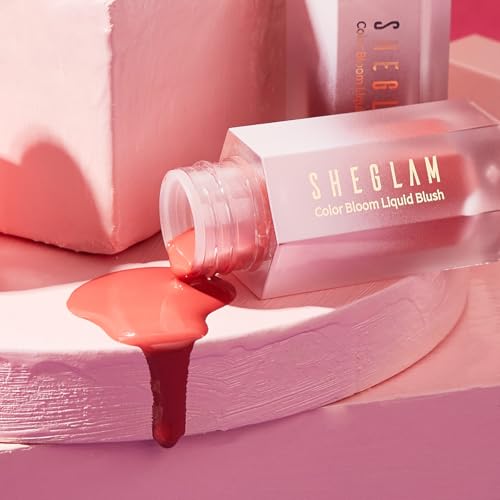 SHEGLAM Color Bloom Liquid Blush - Matte Finish, Light Coverage