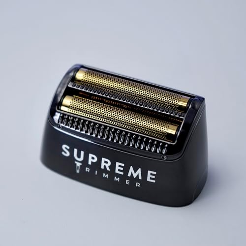 Supreme Trimmer Replacement Foil & Cutter SB55 | Hypoallergenic Foil for Crunch Lite STF600 | Black