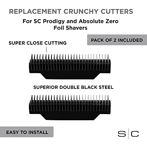 StyleCraft Absolute Zero Foil Shaver ? Close, Smooth Shave with Retractable Precision Trimmer, USB-C, Cord/Cordless, Lightweight & Travel-Friendly, Replacements
