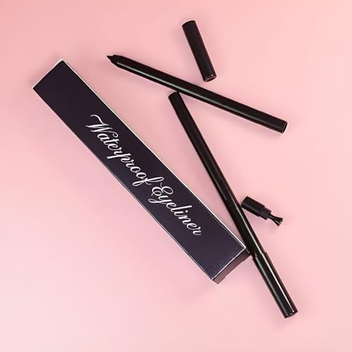 Waterproof Black Gel Eyeliner Pencil for All-Day Wear
