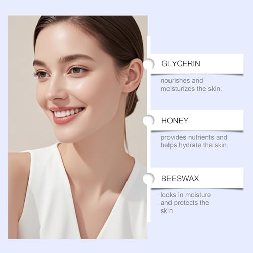 Beef Tallow and Honey Balm, Beef Tallow for Skin, Natural Ingredient Whipped Beef Tallow and Honey Balm Moisturizer for Face and Body Skin