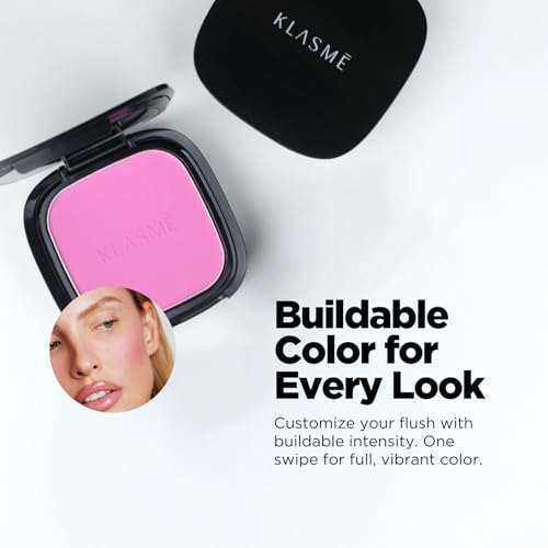 Klasme Compact Blush Pink - Vegan, Matte Finish, Buildable