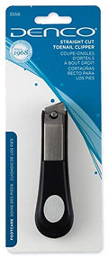 Straight Cut Toenail Clipper - Stainless Steel with Catcher