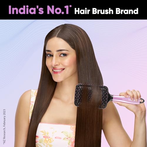 Vega Paddle Brush With Cleaner Simple Design With Emphasis on Function (E18-PB)