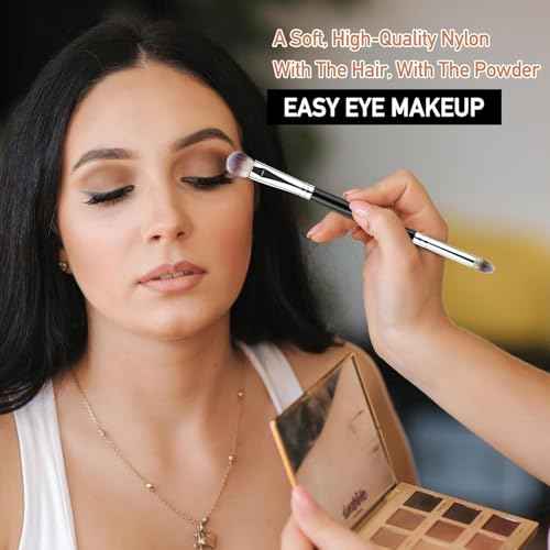 Eyelash Curlers Kit for Women w Lash Curler, Eyelash Comb Seperator, Eyeshadow Brush, Eyelash Extension Tweezers, Foldable Eyebrow Razor Comb, 10 Silicone Refills Pads for Natural Eyelashes