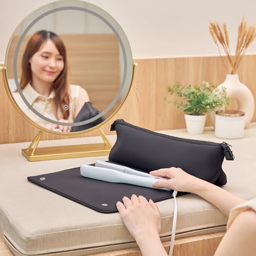 BAREFOOT CARIBOU 17" Hair Tool Travel Bag with Heat Resistant Mat