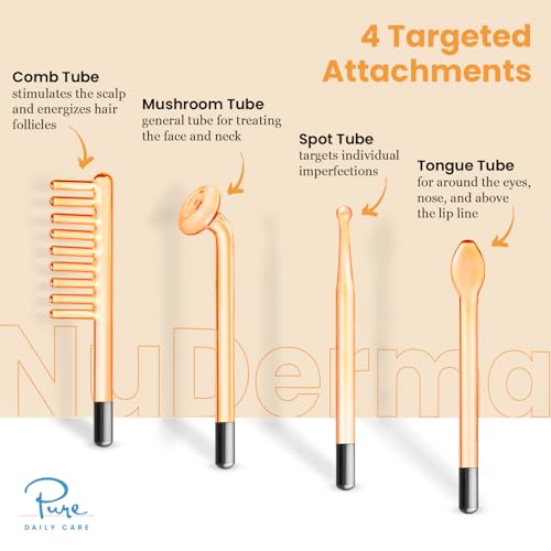 Pure Daily Care NuDerma Handheld Skin Therapy Wand – Anti-Aging