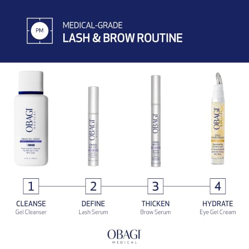 Obagi Nu-Cil Eyebrow Boosting Serum 0.17 Fl Oz - Thinning & Over-Tweezed Brow Treatment