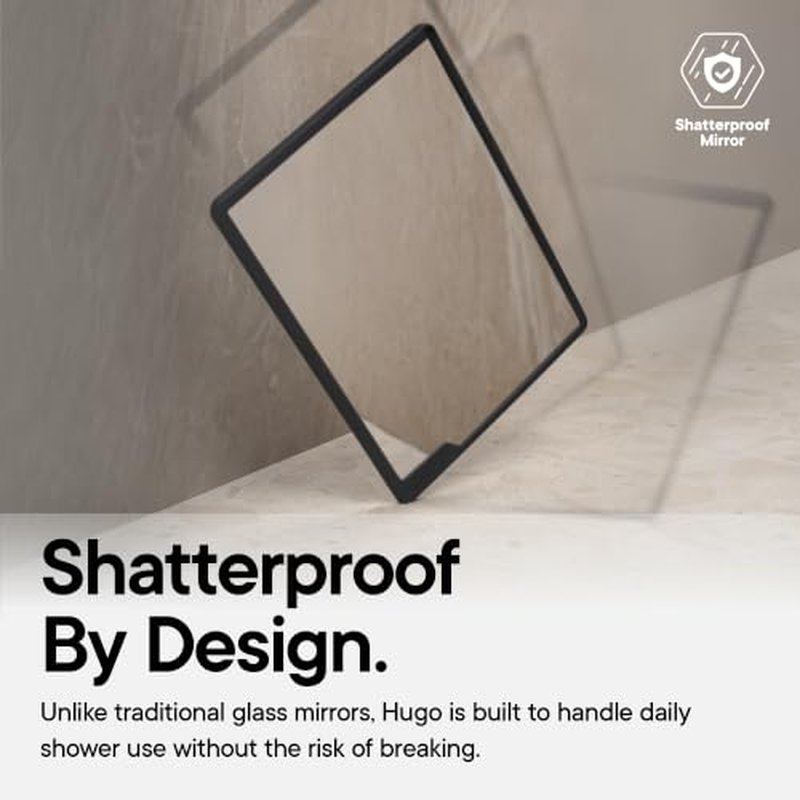 TOOLETRIES Hugo Maxi Large Fog-Reducing Shower Mirror