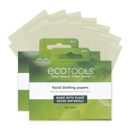 EcoTools Oil Absorbing Blotting Papers - 200 Sheets, Plant-Based