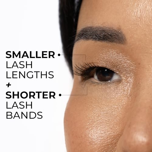 Extra Small Monolid Lashes - Real Hair False Lashes for Small Eyes