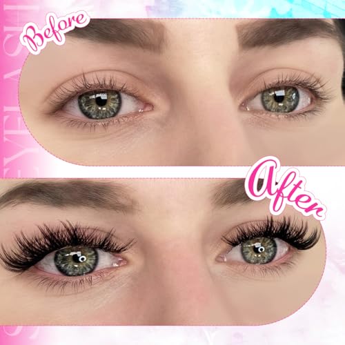 Wispy Manga Lash Clusters - Natural Spiky Eyelash Extensions