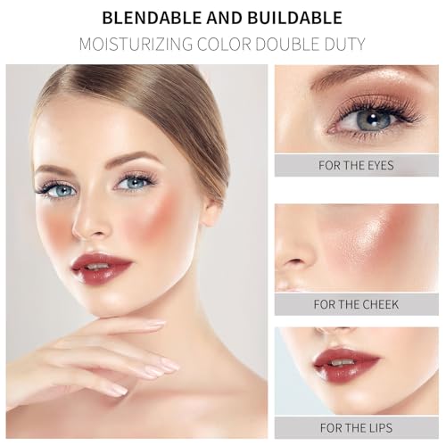Moisturizing Miracle Balm Cream Blush – Hydrating Multi-Glow Stick