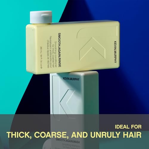 KEVIN.MURPHY SMOOTH.AGAIN - Smoothing, Leave-In Conditioner - For Thick, Coarse & Unruly Hair - Anti-Frizz Treatment - Styling Product for Hair Shine - 200 mL / 6.7 fl oz (Pack of 2)