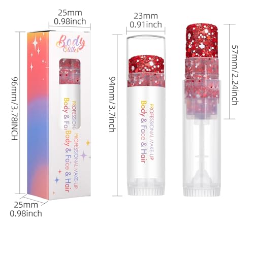 Glitter Gel Makeup - Waterproof Face & Body Sparkle