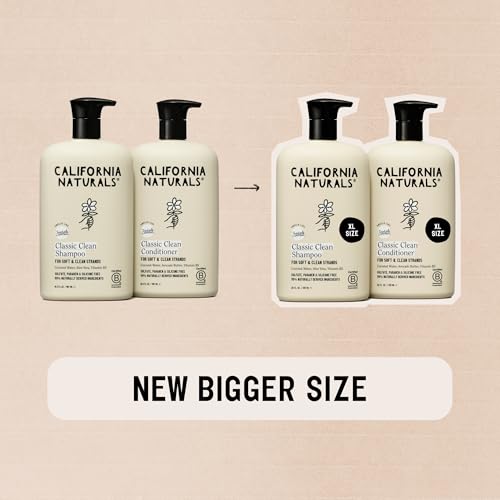 California Naturals Toasted Coconut Shampoo & Conditioner Set - Vegan, Sulfate & Paraben Free, 20 Fl Oz