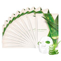 Aloe Vera Face Masks Sheet for Women,Moisturizes Facial Masks Oil Control,Hydrates, Soothes,Home Spa Facial Sheet Mask For All The Skin£¨12Pack£©