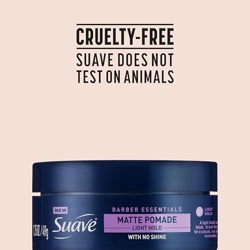 Suave Barber Essentials Men's Hair Pomade Light Hold Matte