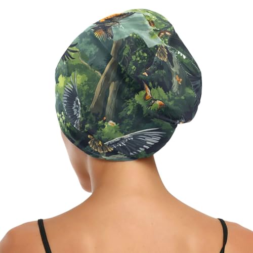 ElliTarr Satin Sleep Cap Beanie Hat for Hair Protection & Comfort