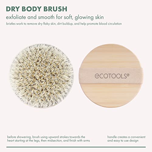 EcoTools Dry Body Brush – Exfoliate & Smooth Skin