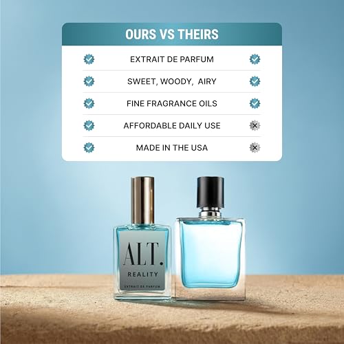 ALT. FRAGRANCES Reality Men's Citrus Ginger Extrait de Parfum 3.33 fl oz Travel Size