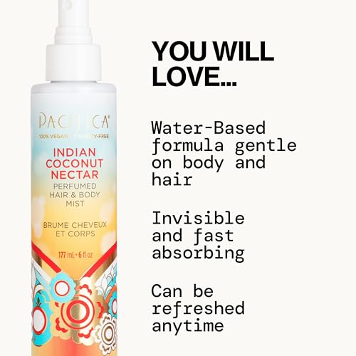 Pacifica Indian Coconut Nectar Hair & Body Mist 5 FL Oz