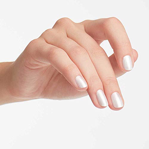 OPI Kyoto Pearl Nail Lacquer - Opaque Soft White Pearl, Long-Lasting & Chip-Resistant
