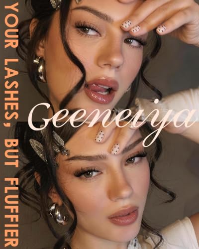 Geeneiya Natural Fluffy Lash Clusters | C Curl 8-16mm DIY Eyelash Extensions