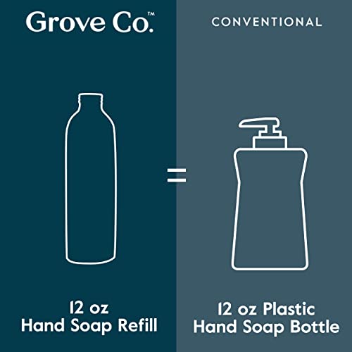Grove Co. Unscented Foaming Hand Soap Refills, 2 x 12 oz
