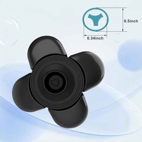 3 PCS Head Shaver Replacement Blades, Gifts for Him Mens Husband Dad - Birthday Gift Ideas for Dad, 5-Blade Shaver Heads for Bald and Face Hair with Cleaning Brush