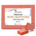 Maryton Mini Nail Buffer Blocks 180/240 Grit - 50 Pack