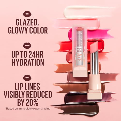 Maybelline Lifter Glaze Oil Balm - Hydrating Lip Balm, Berry Haze