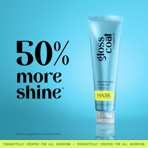 HASK Gloss Coat Argan Oil Hair Glaze - 5 Minute Shine Treatment