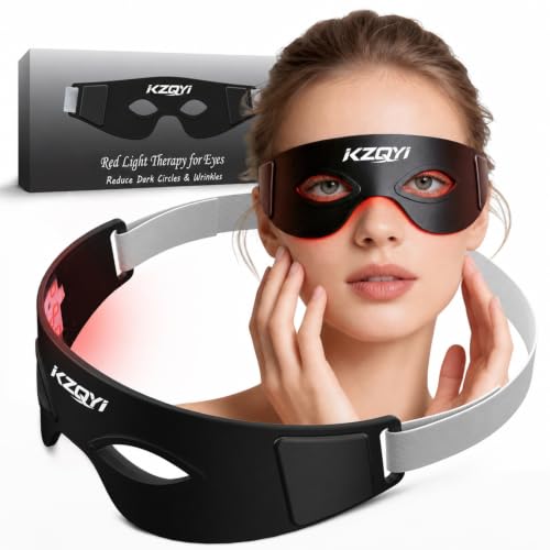 Red Light Therapy Glasses for Dark Circles & Puffiness - 4-in-1