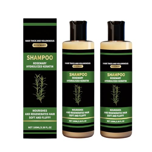 Organic Rosemary Hair Growth Shampoo with Keratin - 100 ML (2PCS)
