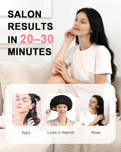 Deep Conditioning Hair Heat Cap – Reusable Thermal Treatment